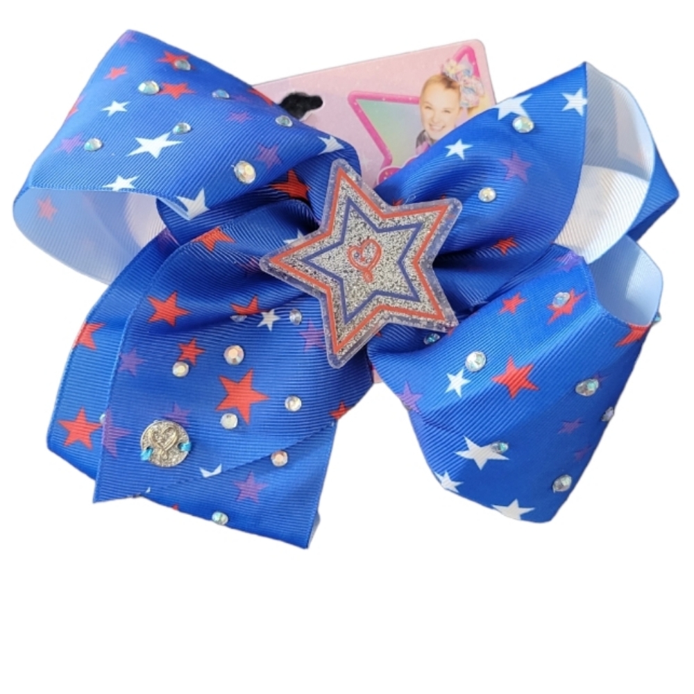 Jojo Siwa 4th of July star hair bow